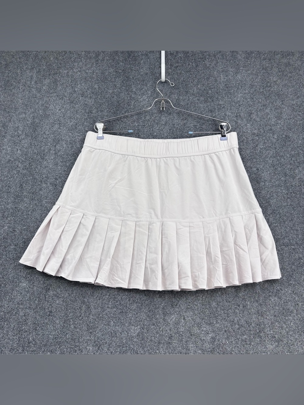 T By Talbots Sporty Light Gray Pleated Pickleball Golf Tennis Skort Women’s XL